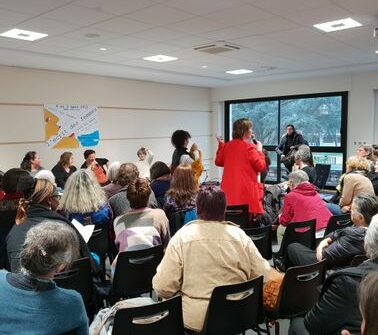 Présentation de la journée des écrits de Femmes Solidaire