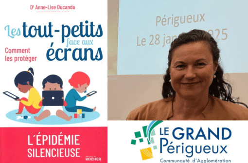 Conférence sur la surexposition aux écrans pour les crèches du Grand Périgueux